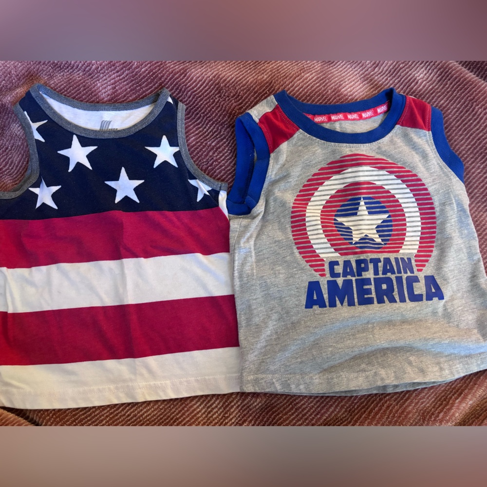 Kids Tank Tops - Red, Blue, Gray